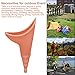Female Portable Urination Device -Lets You Pee Standing Up - Lightweight Silicone Portable Travel Urinal- Perfect for Camping, Traveling, Hiking,Climbing, Festivals- Includes Carry Bag (Skin Color)