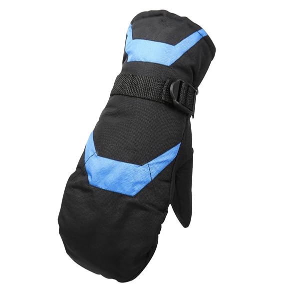 Barrageon Skihandschuhe, Herren Damen Wintersport Fausthandschuhe Winddicht Wasserdicht, Outdoor Sports Warm Handschuhe für S