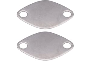 2Pcs 8mm EGR Valve Blanking Block Plates Gasket Assembly for E53 E38 E39 E46 X5