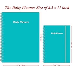 Daily Planner Undated - 8.5" x 11" To Do List