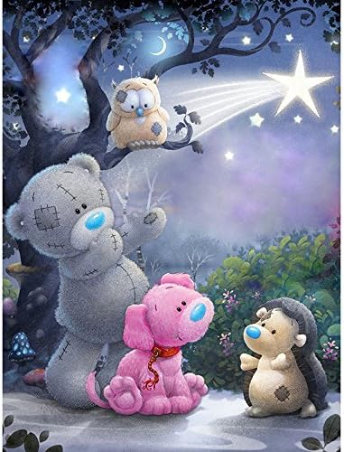 5D DIY diamond embroidery cartoon bear diamond painting Cross Stitch full drill Rhinestone mosaic child gift