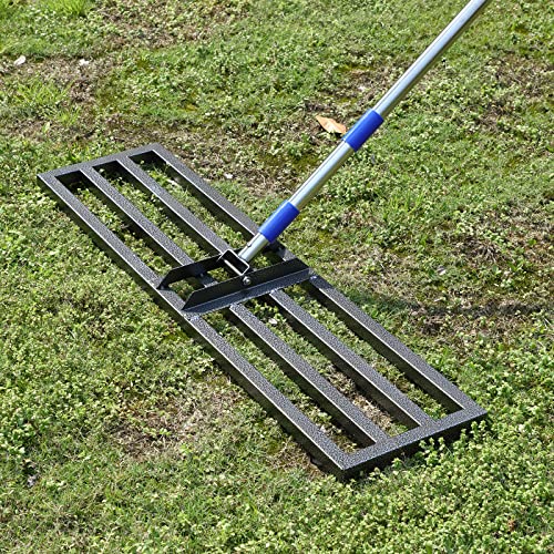 Black Lawn Leveling rakes, 72 inch 40in x 10in Garden Finishing