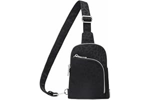 INICAT Small Crossbody Sling Bag Nylon Fanny Packs Fashion Sport Belt Bag Travel Shoulder Purses for Women