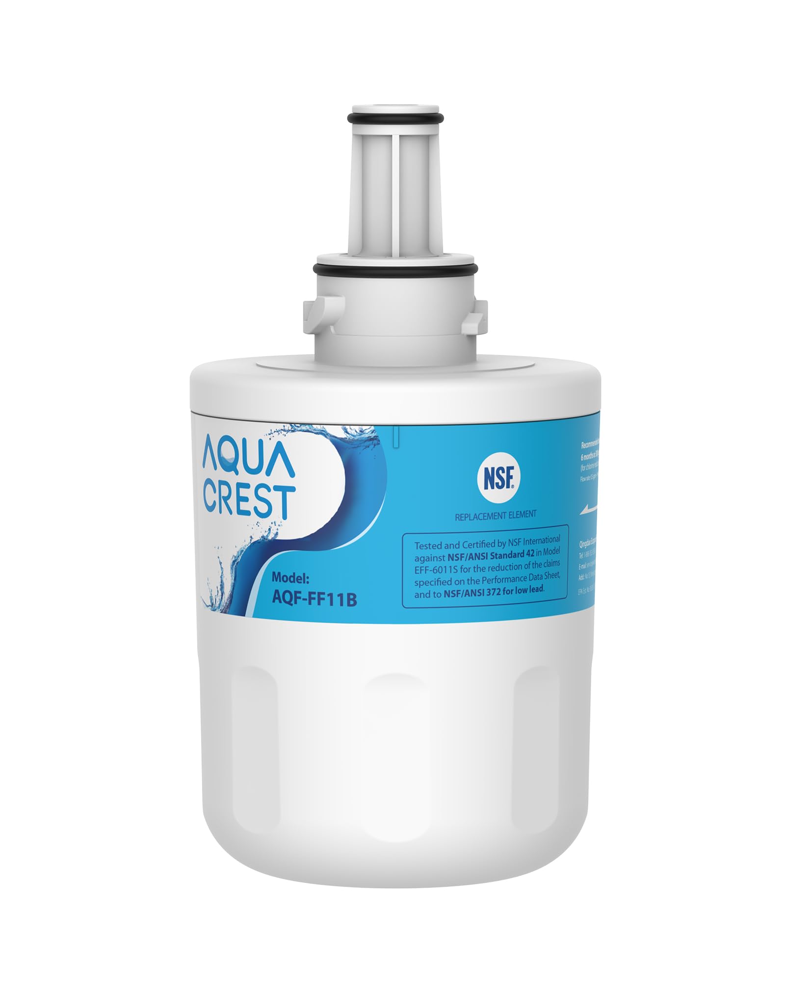 AQUA CREST DA29-00003G Fridge Freezer Water Filter, Compatible with Samsung® Aqua Pure Plus DA29-00003G, DA29-00003B, DA97-06317A, DA61-00159A, HAFCU1/XAA, HAFIN2/EXP, APP100, WF289 (1)