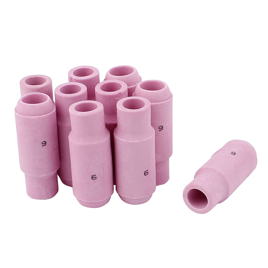 Sourcingmap a15062600ux0169 10N48#6 Ceramic Cup Nozzles 10pcs Tig Welding Torch Purple 6