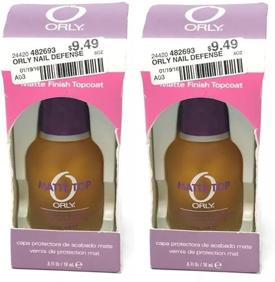 Amazon.com: lot of 2 orly nail defence matte top topcoat to matte Amazon.com: Lot of 2 Orly Nail Defence Matte Top Topcoat to Matte