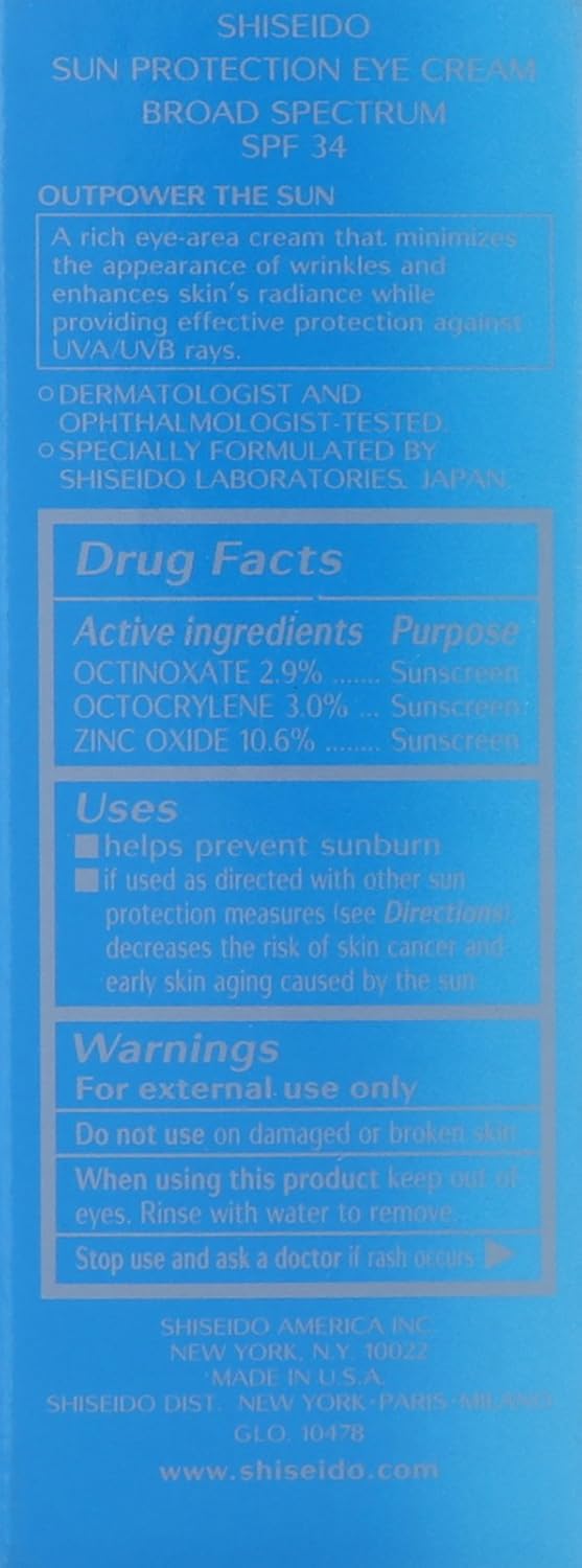 zinc oxide eye cream