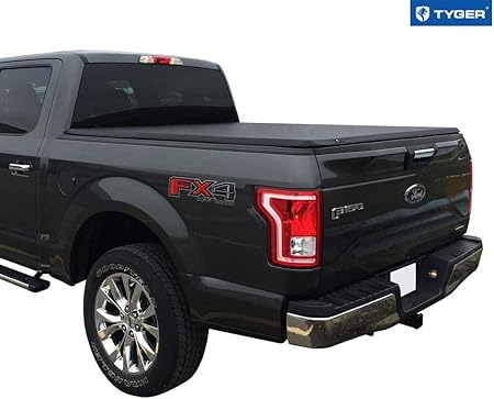 Stx Ranger T6 2012 On Double Cab Tri Folding Fold Up Tonneau Cover Black