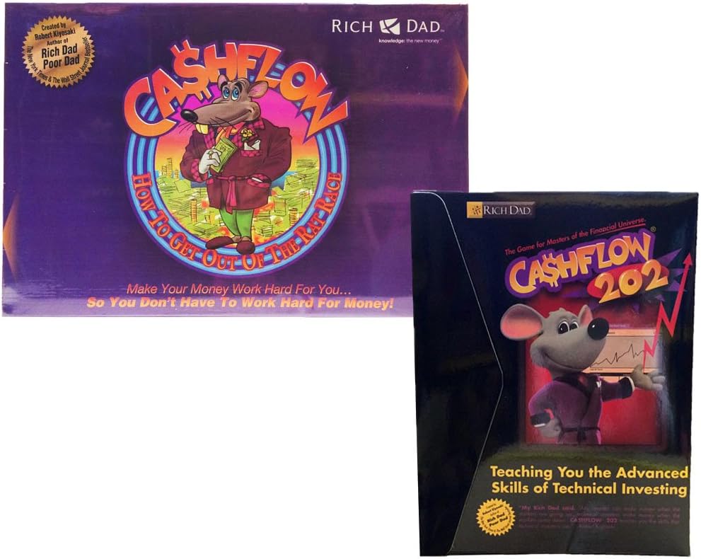 Rich Dad Cash Flow Board Games 101 & 202 ( Fun for Kids )
