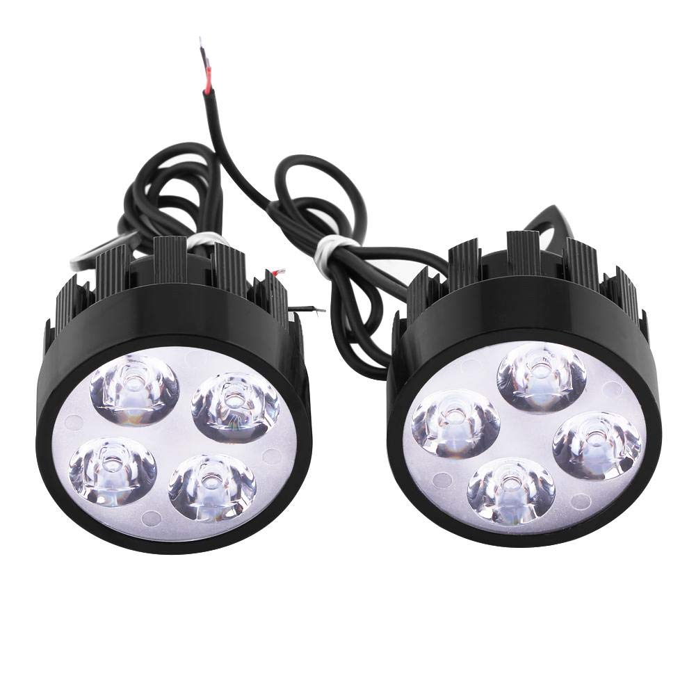 1 Pair LED Flood Light Headlight Work Lamp Driving Fog Spot Lamp Universal Motorcycle Headlight Spotlight Lamp