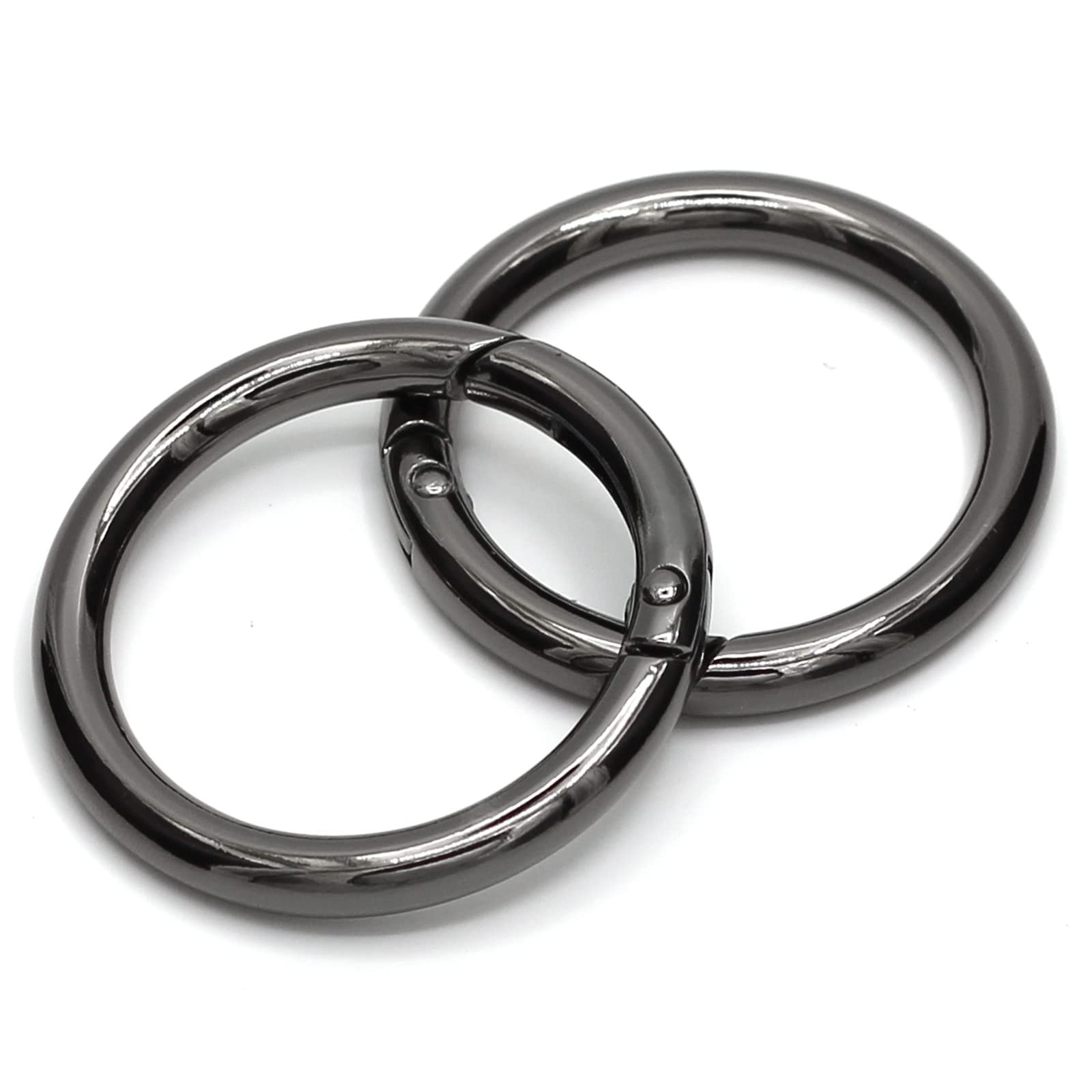 Flying Horse66 Spring O Rings, Round Carabiner Round Spring Snap Clip Hook (42mm)