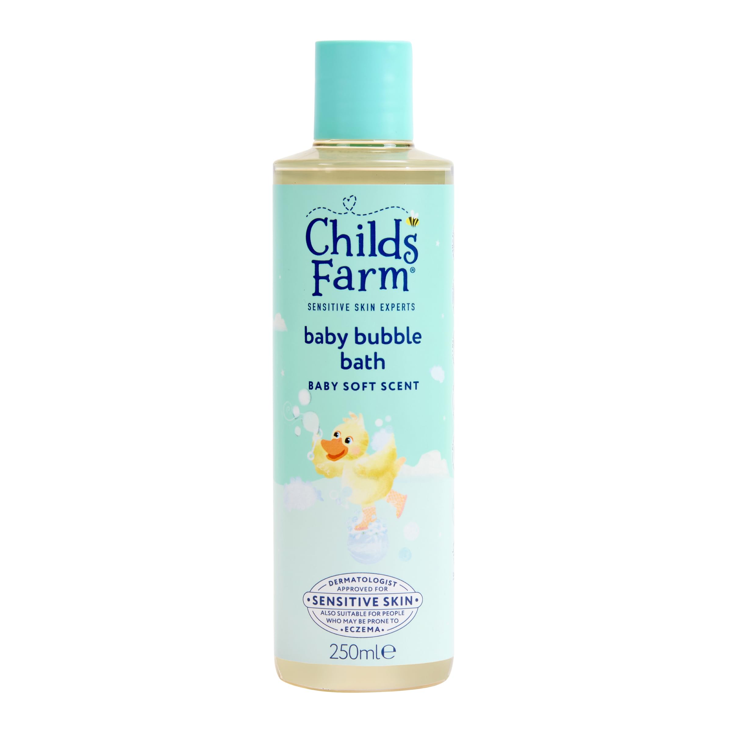 Childs Farm Baby Bedtime Bubble Bath, Baby Soft Scent | Gently Cleanses & Soothes | Suitable for Newborns, Kids & Adults with Sensitive & Dry Skin, 250ml
