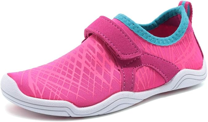 Amazon Sunnyoung マリンシューズ アクアシューズ キッズ 子供用 ウォーターシューズ 男の子 女の子 水陸両用 速乾 子ども 軽量 通気性 キッズ用 海水浴靴 Dksx Pink 28 Sunnyoung アウトドア