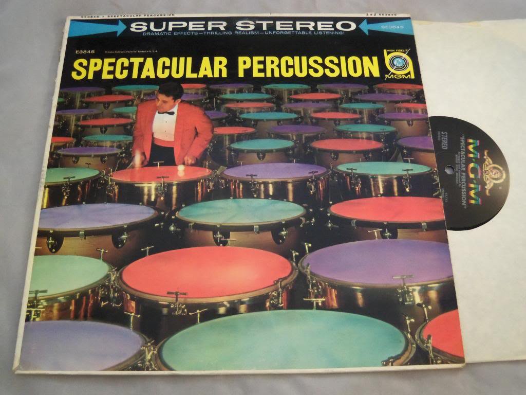  Spectacular Percussion LP MGM SE3845 Music