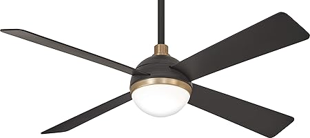 Minka Aire F623l Bc Sbr 54 Orb Led Ceiling Fan In Brushed Carbon