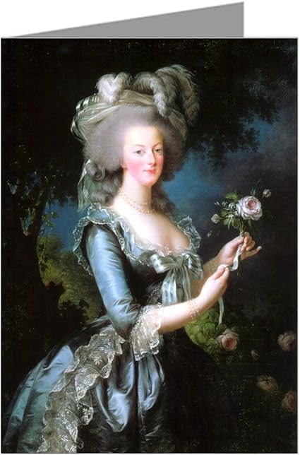 Amazon Com 6 Vintage Greeting Cards Of Queen Marie Antoinette Of France By The Artist Louise Elisabeth Le Brun At Versailles C14 Office Products