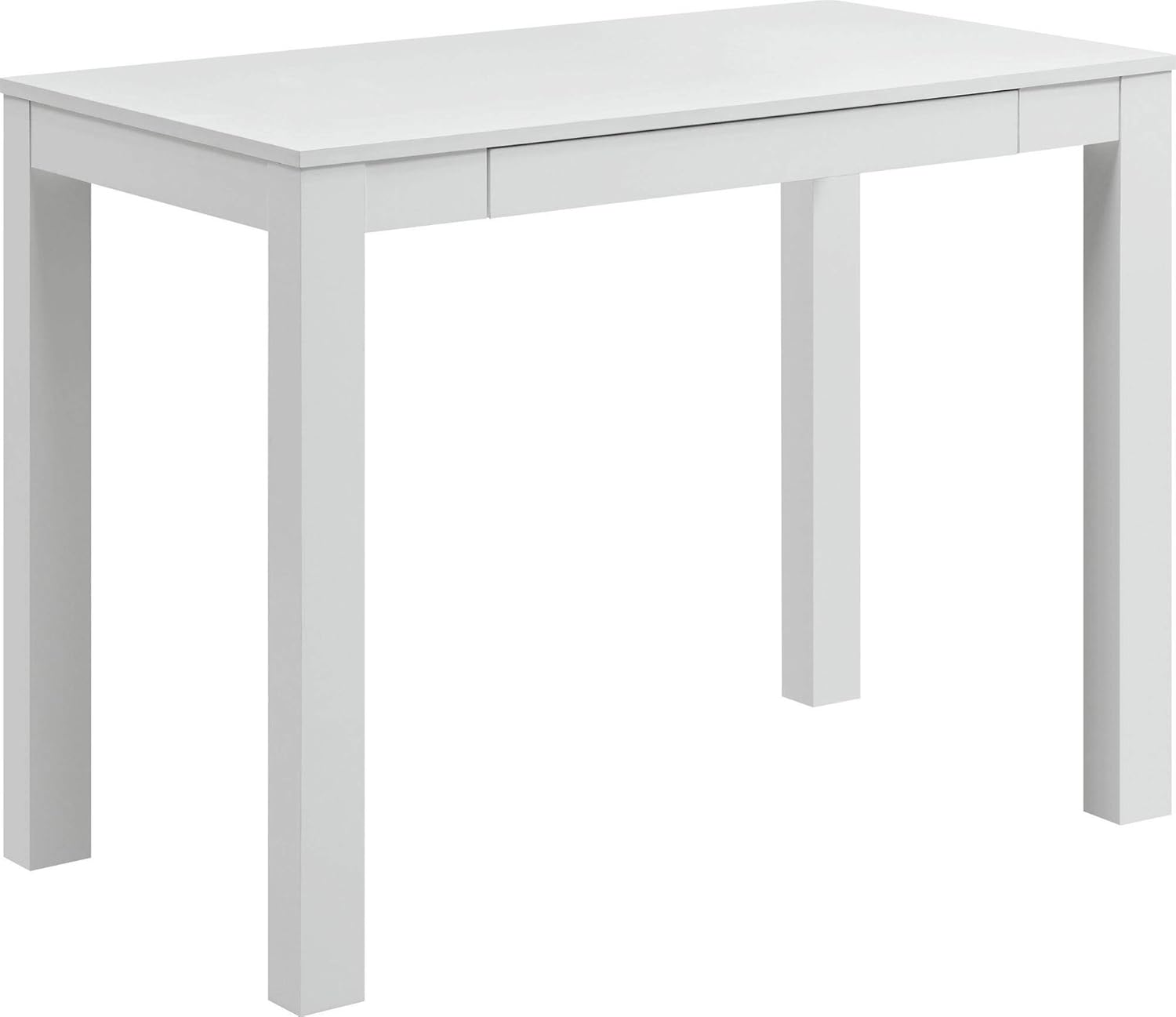 Best Ameriwood Home Parsons Desk With Drawer, White