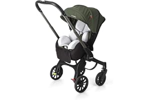 Cochildor Citi 2.0 Pro Baby Stroller, Rear-Facing Stroller with Adjustable Canopy and Extendable Seat Panel, Green