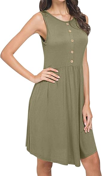 robe sans manche courte