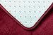 Clara Clark 3 Piece Bathroom Rugs Bath Mat Set, Velvet Memory Foam Bath Mats for Bathroom - Non-Slip, PVC Backing Bath Rugs, Washable - Dries Quickly, Burgundy