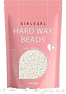 GIRLEARLE 1lb Wax Beads for Hair Removal - Unscented Hard Wax Beads Refill for Professional Full Body Waxing - Ideal for Faci