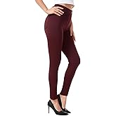 AFITNE Women's Yoga Dress Pants 2025 Fall Skinny Pull On Work Pants Stretchy Slim Fit Leg Office Casual Slacks
