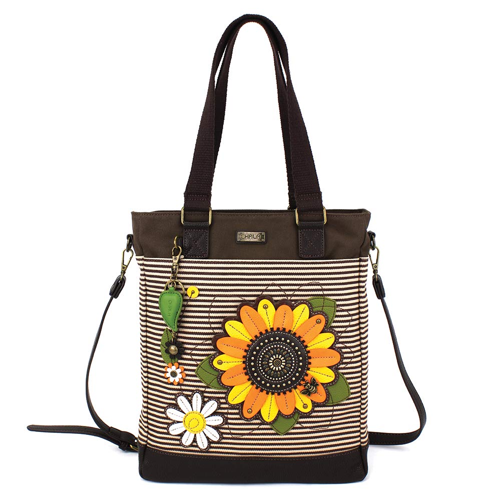 CHALA Work Tote - Sunflower - Brown Stripe