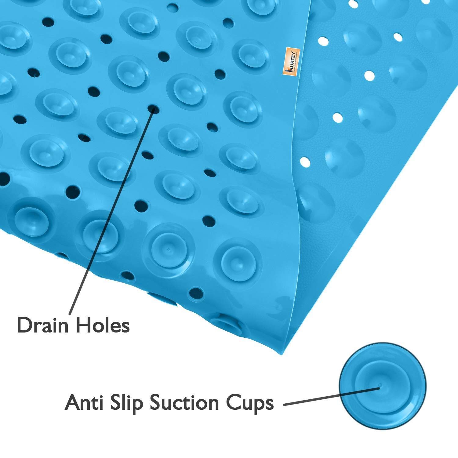 Kurtzy Anti-Skid Bath Mat with Suction Cup