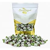SweetGourmet Premium Chocolate Filled Mints Hard Candy, 5- Pound Bulk Bag | After-Dinner Treat, ~80 Pieces per Pound, Candy Buffet Ready, Assorted Wrappers, Resealable Bag