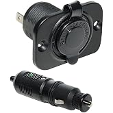 Blue Sea Systems 1015 12-Volt Plug with Dash Socket