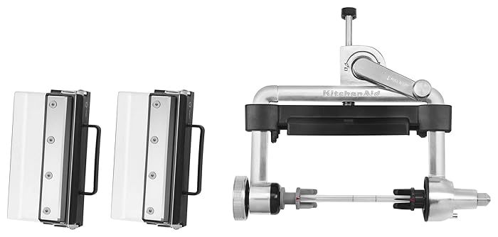 KitchenAid KSM2SCA Stand Mixer Attachments VEGETABLE SHEET CUTTER WITH NOODLE BLADE One Size Stainless Steel