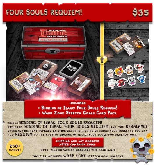 Maestro Media Binding of Isaac Four Souls Requiem Expansion