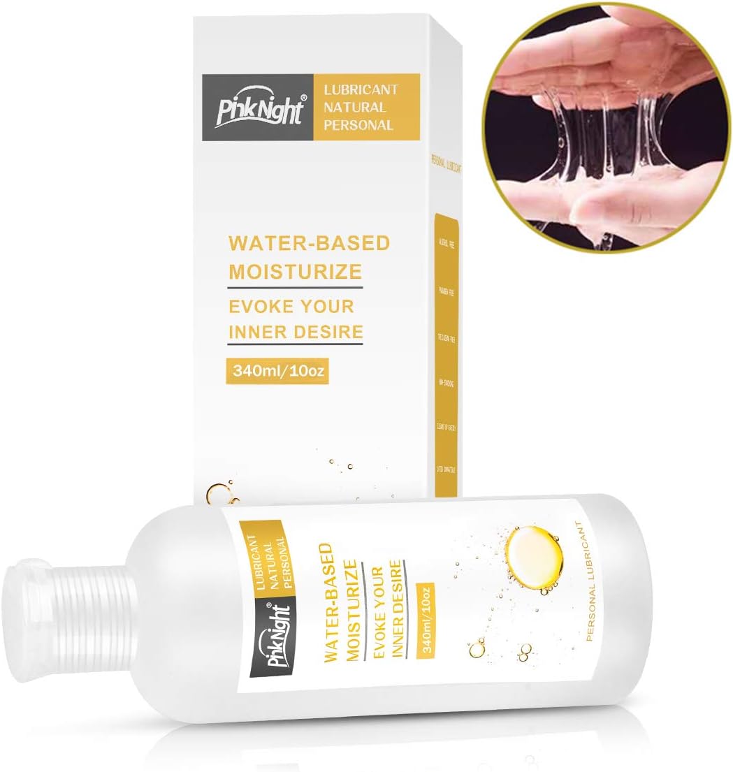 Natural Water Based Lube for Women, Men, Long Lasting Sex Lubricant for Couples 10 Ounce