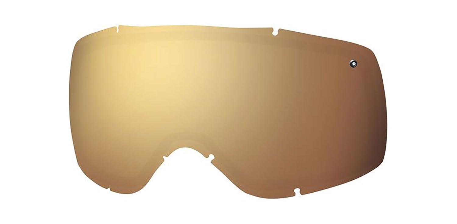 Smith Showcase Replacement Goggle Lens Gold SolX Mirror, One Size