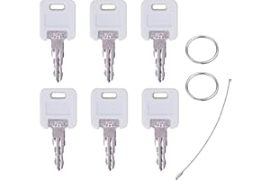 WARM WORLD G391 Keys 6PCS for RV Motorhome Trailer Camper RV Standard Baggage Door Lock Replacement Global Link, Fastec, Bauer, Compatible