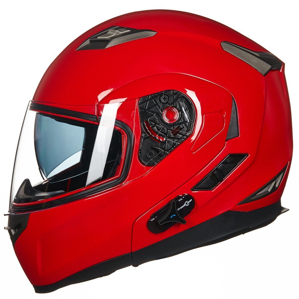 ILM Bluetooth Integrated Modular Flip up Full Face