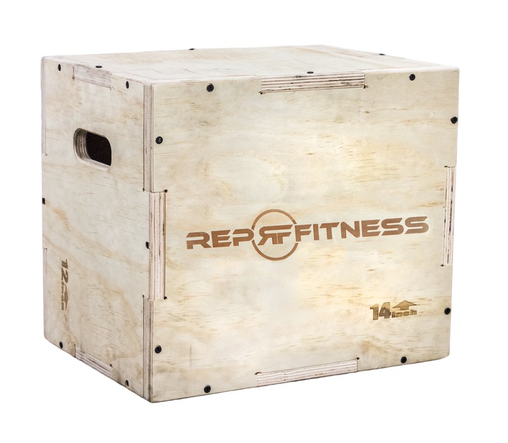 Rep 3 in 1 Wood Plyometric Box for Jump Training and Conditioning