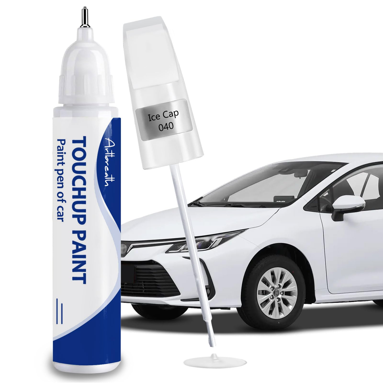 Ice Cap(040) Touch Up Paint for Toyota-Exact