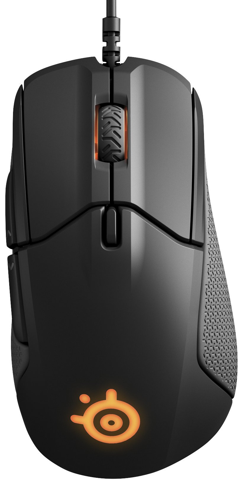 SteelSeries Rival 310 - Optical Gaming Mouse - RGB Illumination - 6 Buttons - Rubber Sides - On-Board Memory - Black