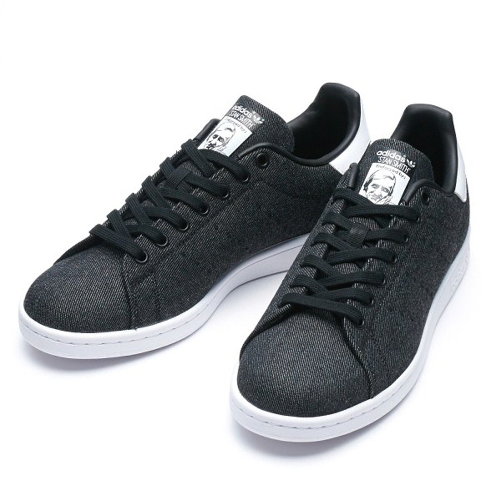 注目ブランド 日本国内正規品 Adidas アディダス オリジナルス スタンスミス デニム Stan Smith Denim ブラック ブラック ホワイト By91 B06xv5jkfj 23 0cm Cleanusapower Com