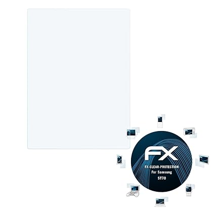 atFoliX Schutzfolie kompatibel mit Samsung ST70 Folie, ultraklare FX Displayschutzfolie (3X)