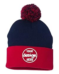 INK STITCH Sp15 Pom Pom Customized Custom Beanies
