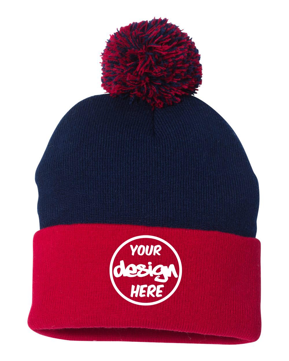 INK STITCH Sp15 Pom Pom Customized Custom Beanies