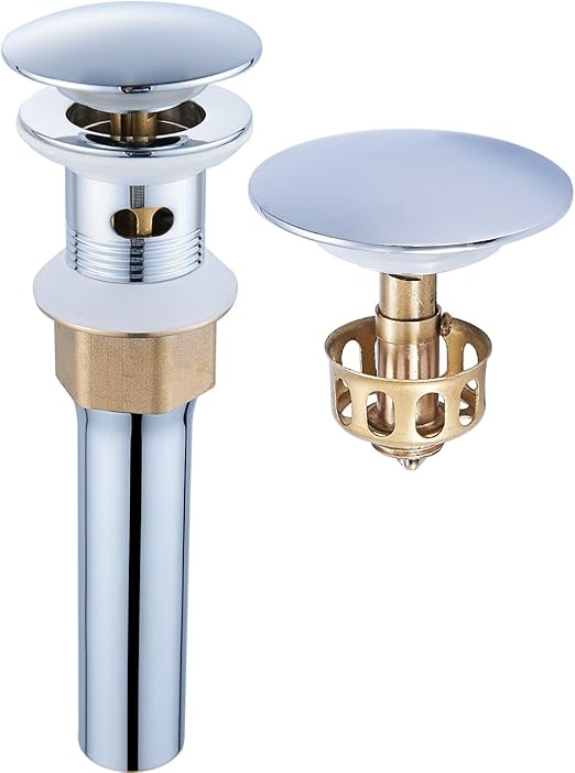 Amazon.com: REGALMIX - Tapón de drenaje desplegable para lavabo de baño