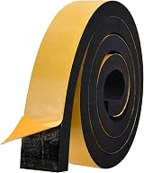 Zayejod 2M Foam Tape 50mm Wide 10mm Thick Self Adhesive Neoprene Weather Seal