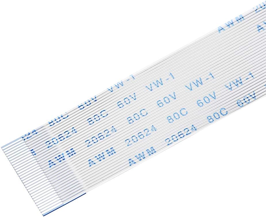 sourcing map Flexible Flat Cable, 30 Pins 0.5mm Pitch 150mm FPC FFC Flexible Ribbon Cable for LCD TV DVD Player Laptop 5Pcs (A Type) - Image 5
