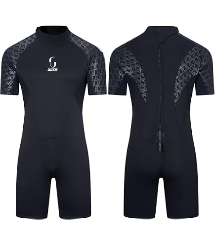Amazon.com: Pinnacle Spirit 3mm Men's Shorty Wetsuit, Black/Grey