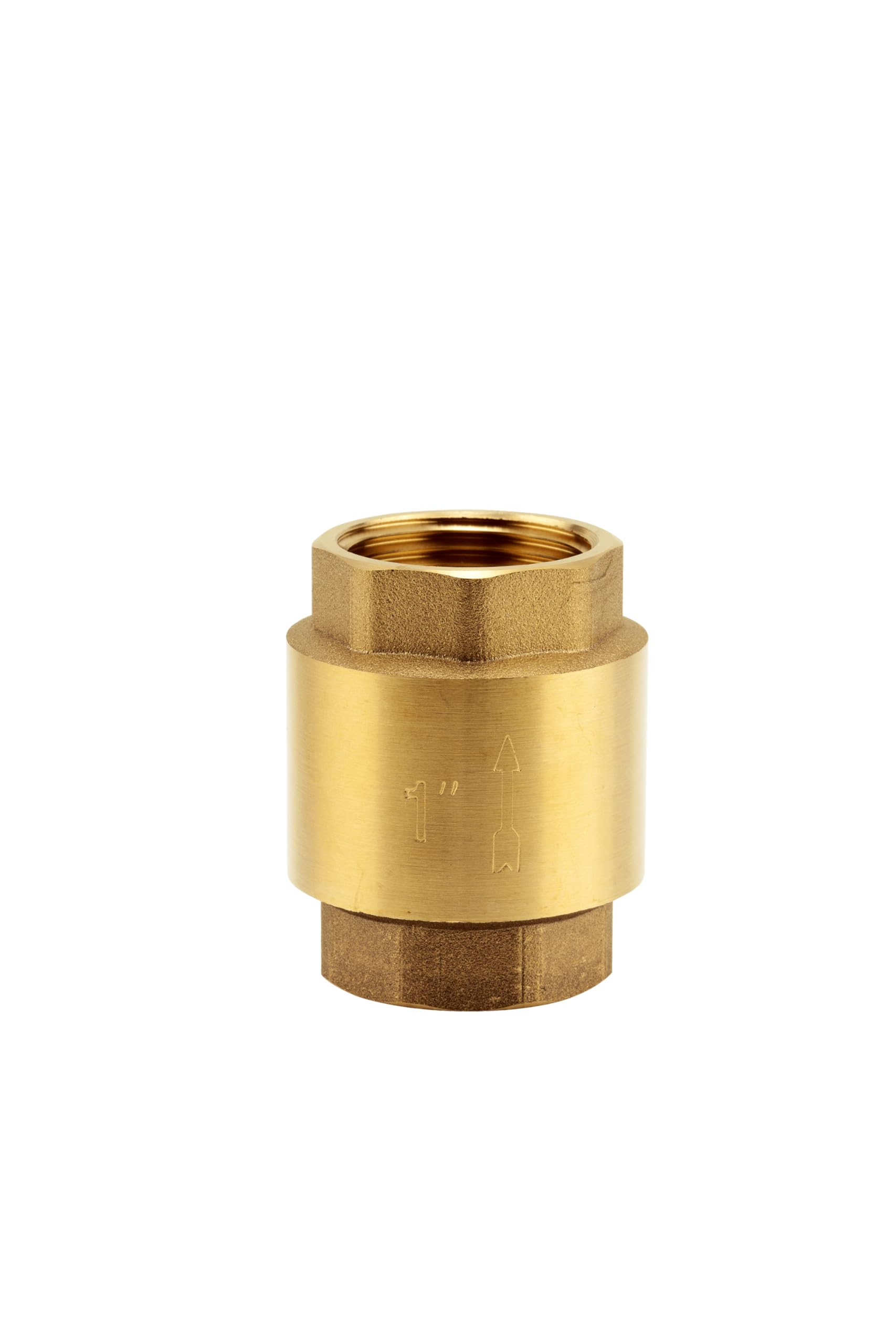 GARDENA Brass intermediate valve: Check valve Made Of solid Brass, 33.3 mm (G 1 ") - Thread, For example For Connection to The pump (7231-20)