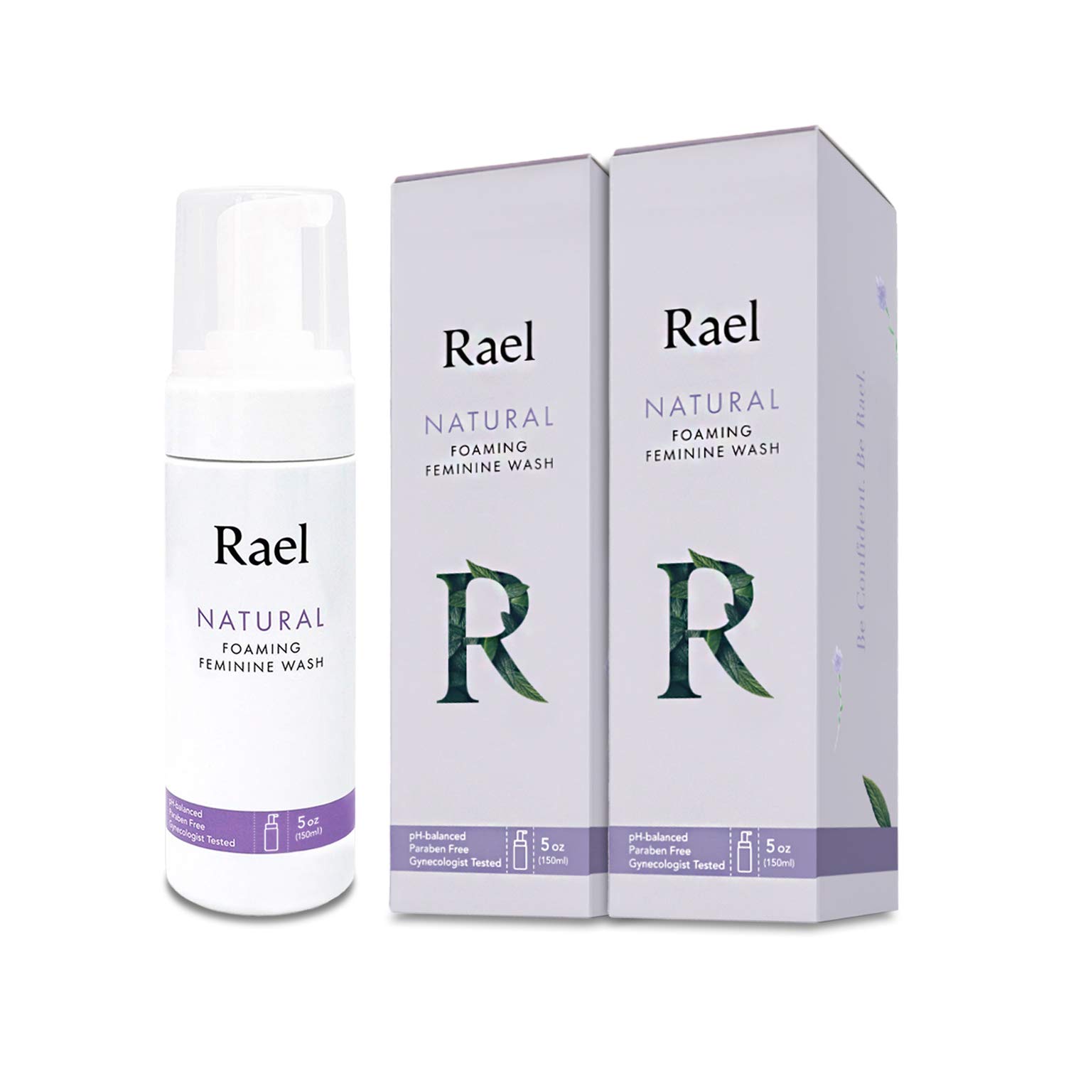 Rael Feminine Wash, Foaming Cleansing Wash pH Balance Intimate Wash