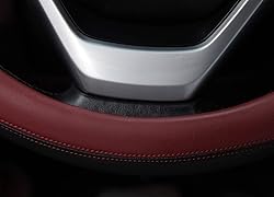 Valleycomfy Microfiber Leather Steering Wheel Cover